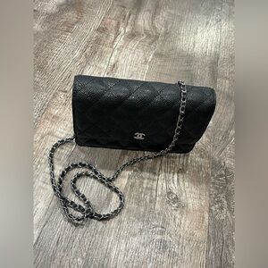 Quilted Leather Chain Bag